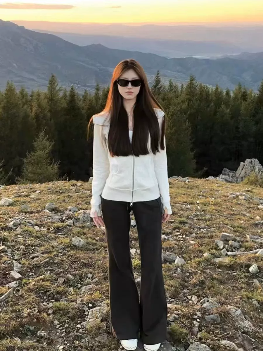 Жилет с капюшоном, куртка на молнии, толстовка, slim fit