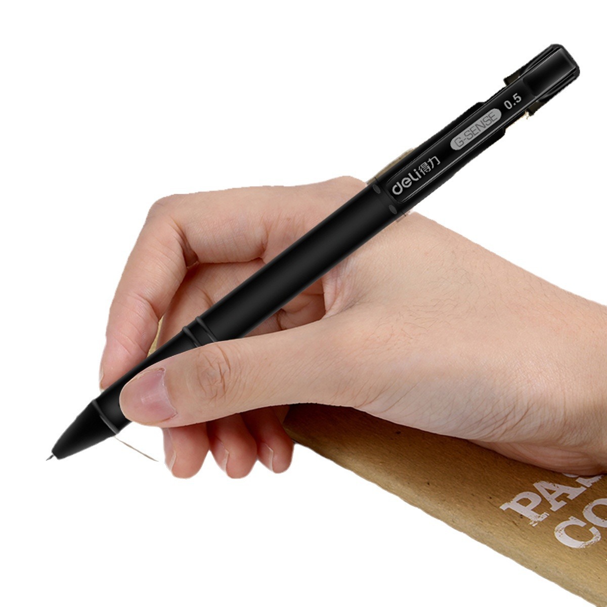 Deli S65 pluma de gel de oficina pluma de gel 0,5mm bala pluma de agua de aprendizaje suministros de oficina escritura suave image 6