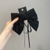 Quality elegant advanced hairpin with bow, hairgrip, Korean style, high-quality style