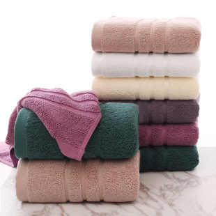 Cross-Border Factory Direct thick cotton towel home daily Hotel wash towel soft absorbent logo