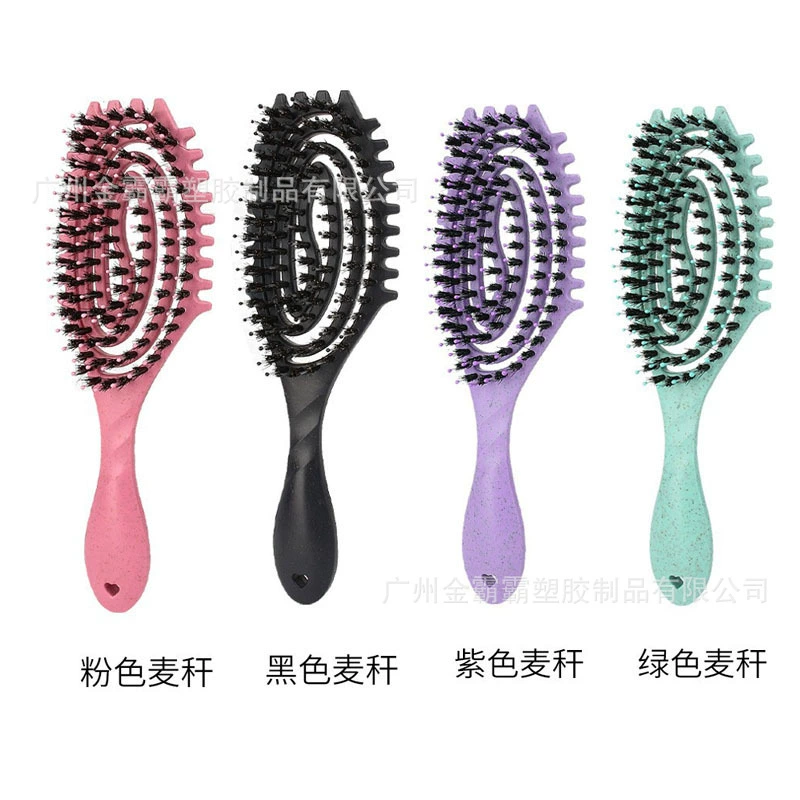 Новые bombs jump curl definition styling combed hair Shunfa combed bristle hollow back -shaped mosquito coils hollow comb