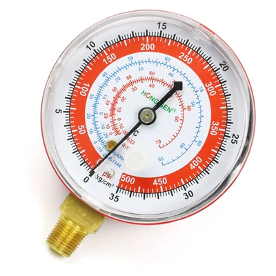 Car Air Conditioning Refrigerant Pressure Gauge R134A R22 High Pressure R404A Red (Soyutma sisteminin digər hissələri)