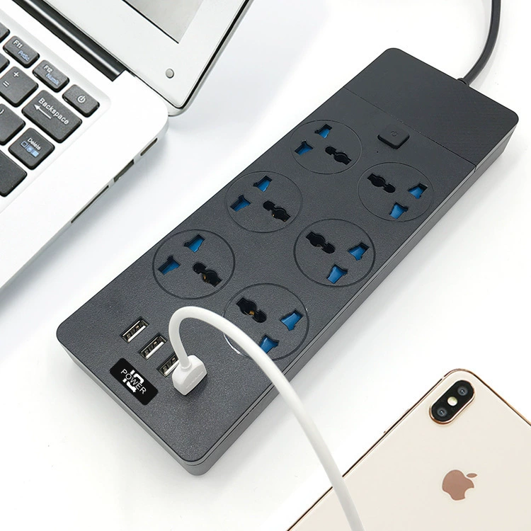 Cross -border plug -in multi -plug -in lemur socket Drag board Amazon Malaysia British Bidding USB Smart Plug
