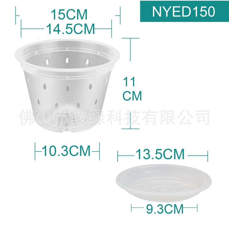 胡蝶蘭専用植木鉢透明プラスチック硬植杯文心蘭石gokコントロール鉢吊り下げ植木鉢クロスボーダー|undefined