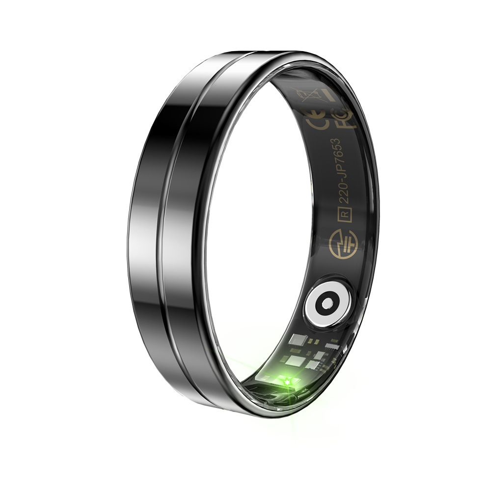 Nuevo anillo inteligente transfronterizo R11 con compartimento de carga frecuencia cardíaca presión arterial oxígeno medidor de ejercicio de sueño paso impermeable para tomar fotos