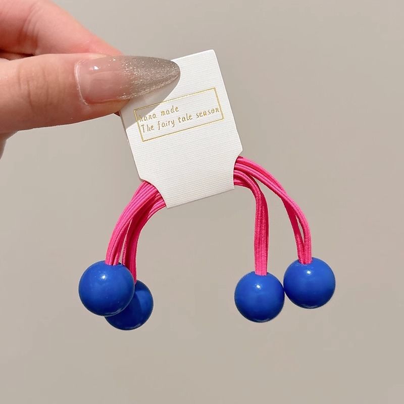 Cuerdas de cabeza de color para mujeres negras coreanas para niños espesar banda de goma desechable toque de cabello para atar el cabello no daña el cabello image 104