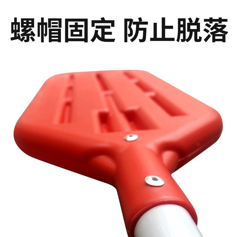 Rojo nuevo estilo de disparo de cerdo animal mango largo de tiro de cerdo de plástico manual de tiro de cerdo