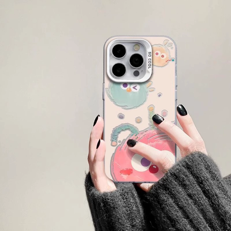 Чехол для телефона (Apple) совместим с iPhone17 — матовый милый IMD, подходит для iPhone 6–17