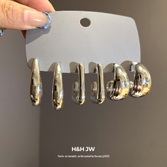 欧美跨境不规则几何耳环个性时尚简约耳钉轻奢高级感耳饰批发批发