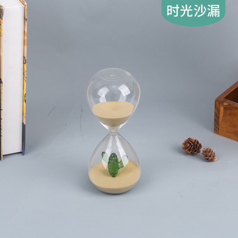 Built-in Cactus Timer Hourglass Home Decor Graduation Day Valentine's Day Gift Business Travel Gift