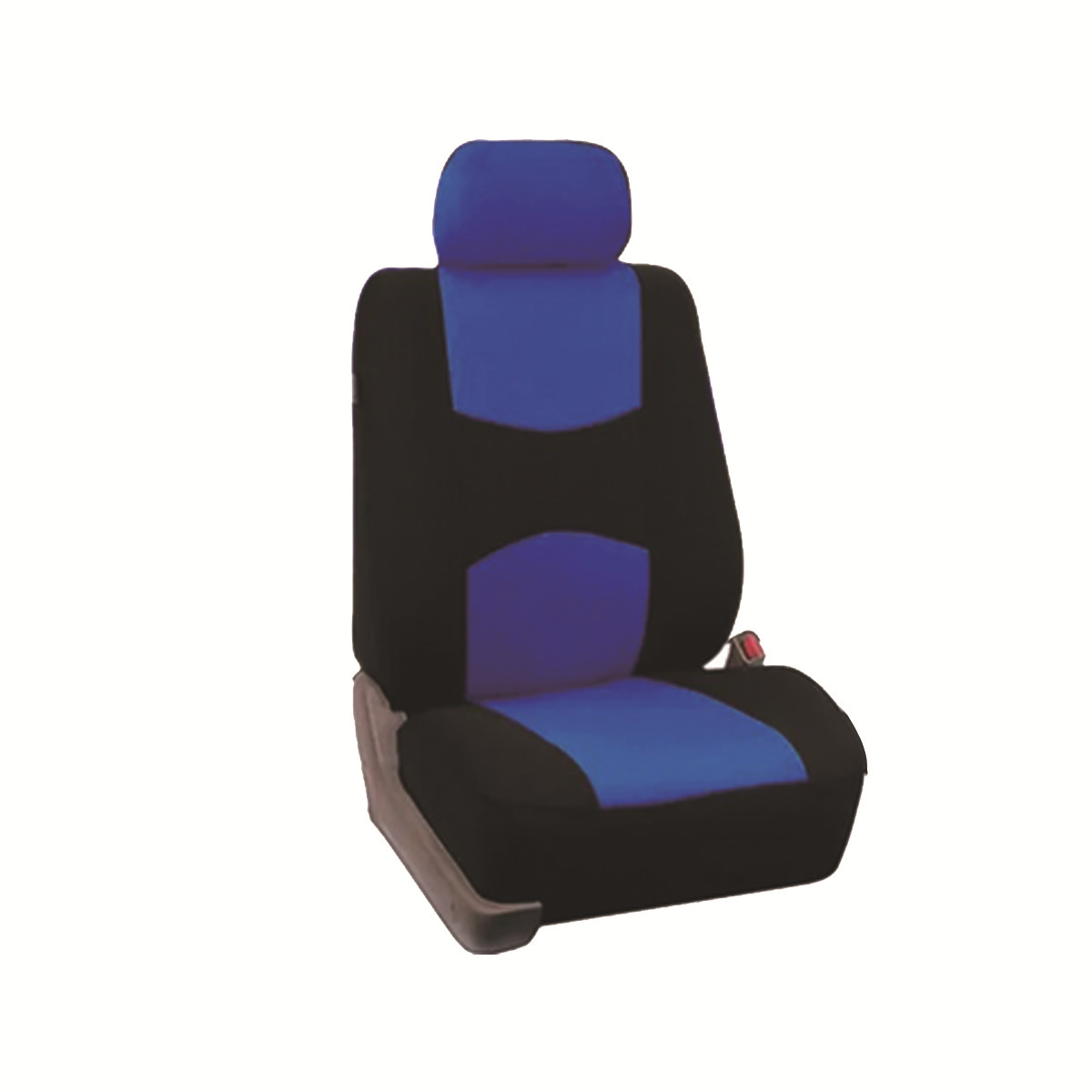 cubierta de asiento universal cubierta de asiento de automóvil de tela plana cubierta de asiento de automóvil general cuatro estaciones simple color combinado cubierta de asiento suave y cómoda image 18