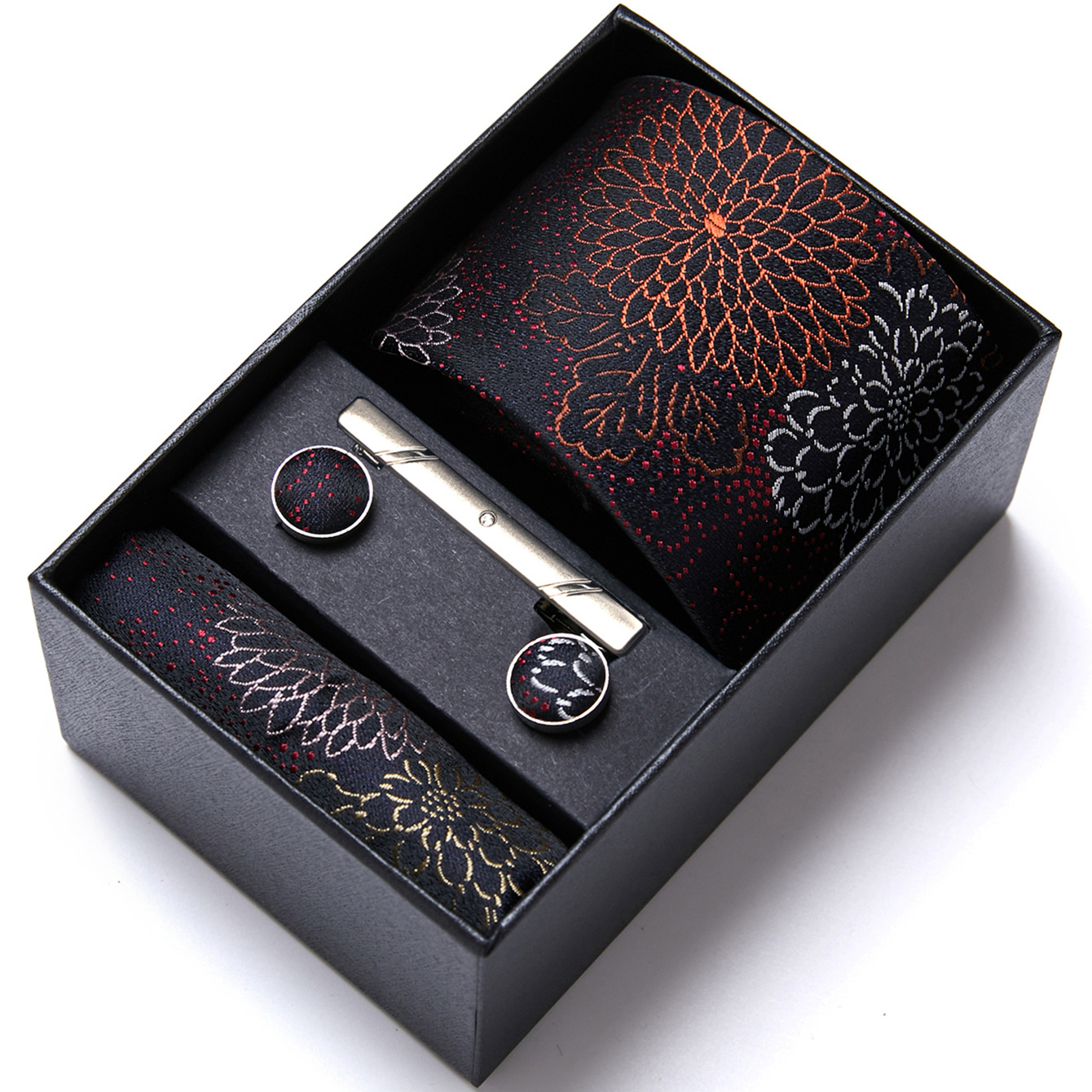 Fabricante en stock de los hombres corbata caja regalo traje ropa formal negocios boda trabajo grupo camisa accesorios verano nuevo