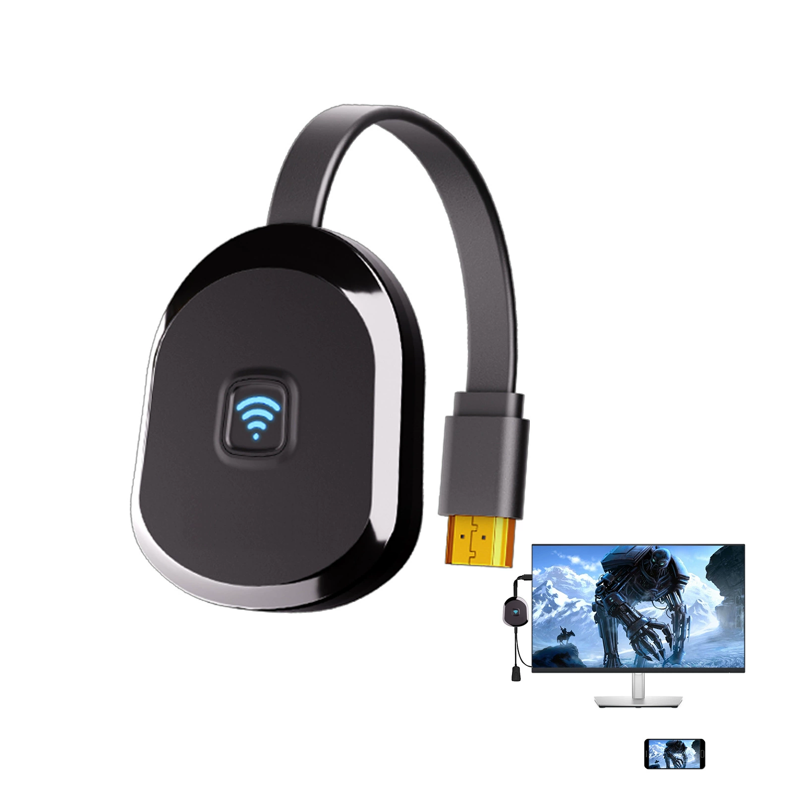 Spot koogold Same screen device HD wireless screen device mobile phone with TV projection instrumental staff household office