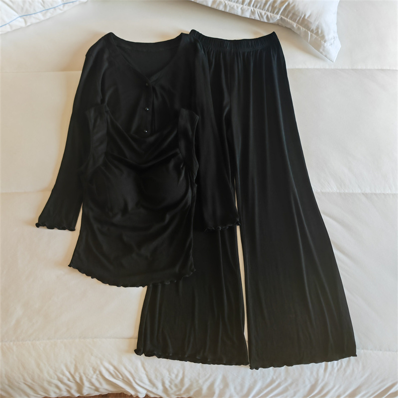 8320.4#검은색 조끼 + 바지 + 재킷 [고정 가슴 패드]