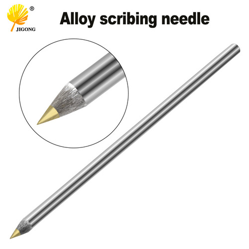 Silver marking needle, marking needle, construction marking tool, hard round steel commonly used single-head pen type ceramic tile alloy head marking pen