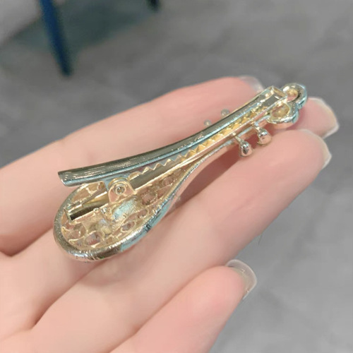 Chinese style retro hairpin for women, small bangs clip, duckbill clip for broken hair, Pipa girl side clip, Internet celebrity top clip
