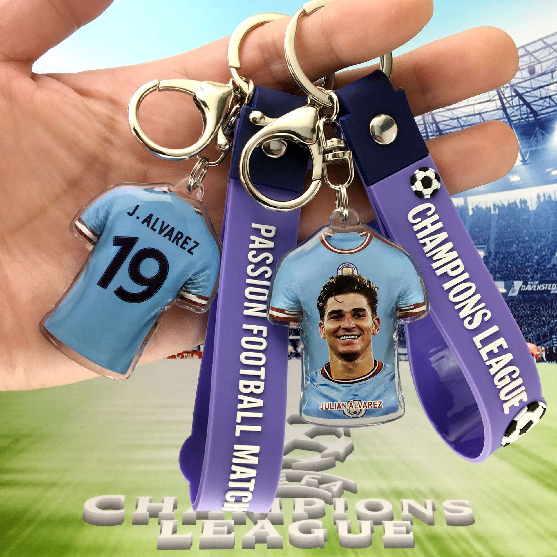 曼城-19#阿尔瓦雷斯+柔蓝手带