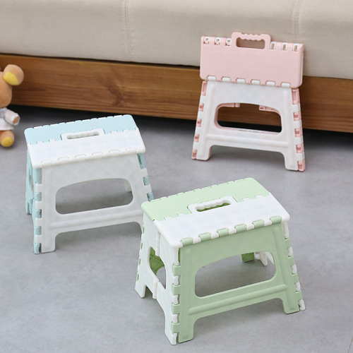 Thickened plastic stool camping folding stool portable handle stool small stool portable stool 150kg