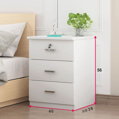 bedside cupboard Mini File cabinet Cabinet Lock drawer Data cabinet Lockers bedroom Bedside cabinet