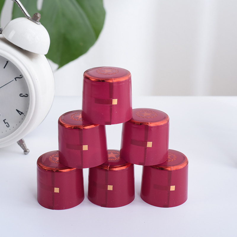 白酒瓶胶帽瓶盖热缩膜茅型瓶封口膜通用瓶口桶装塑封膜红色热缩帽