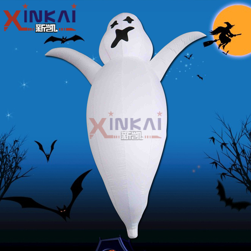 充气吊挂灯光幽灵恐怖气氛摆件气模 万圣节庭院酒吧鬼屋商场装饰