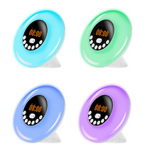 新款跨境模拟日出日落唤醒灯智能LED闹钟七彩白噪音床头蓝牙音箱