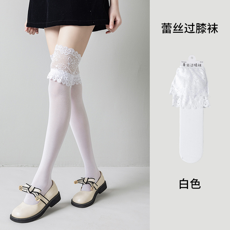 Medias japonesas de pantorrilla de terciopelo JK, calcetines de tubo de estufa, medias finas de primavera, verano y otoño, calcetines por encima de la rodilla de color sólido de moda