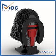 创意MOC 小颗粒益智积木 太空大战星战系列 人物头盔 DIY拼装玩具