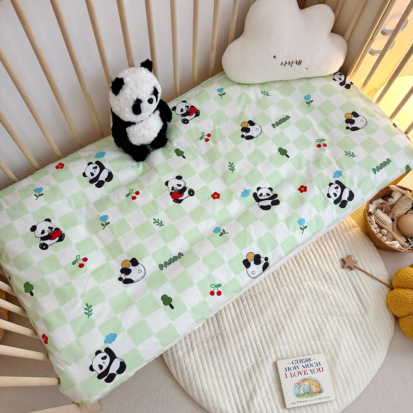 Children's mattress cover without mattress core, all-cotton plush mattress cover, special mattress cover for kindergarten mattresses, baby mattress cover for winter