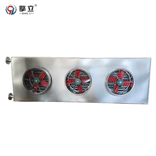 实力供应 四叶风机散热器热油散热器 蒸汽热交换器三级散热器定制