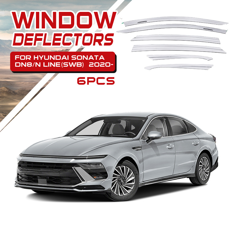 Adecuado para Sonata SONATA, ventana de protección contra la lluvia, cejas de lluvia modificadas, accesorios de visor de ventana