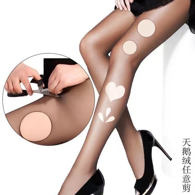 Velvet Cut Stockings Summer Ultra-Thin 5D Pantyhose Anti-Snagging Beautiful Legs Bottoming Stockings Women's Pants