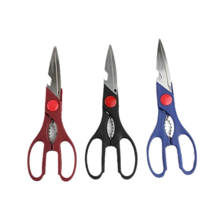 2 yuanes tienda al por mayor fabricantes de casa creativa spot supply tijeras abiertas clip y otras tijeras de cocina de acero inoxidable