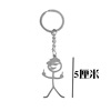 Cartoon amusing hairpins stainless steel, minifigures for beloved, pendant, keychain, wholesale, graffiti