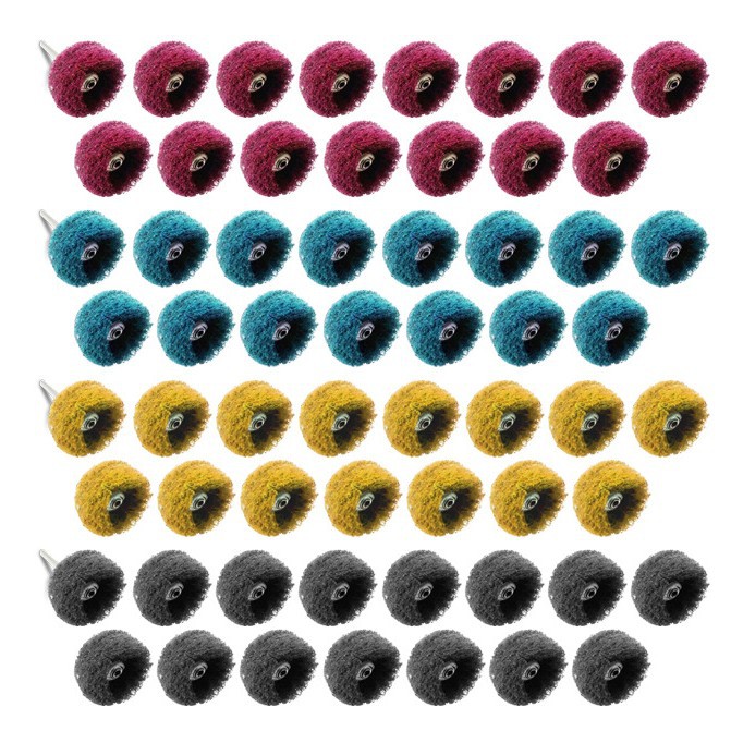 Esfregadora mini cepillo cabeza de pulido de nylon cabeza de pulido cabeza de dibujo con mango cabeza de molienda de fibra dibujo cabeza de molienda accesorios de la máquina de pulir