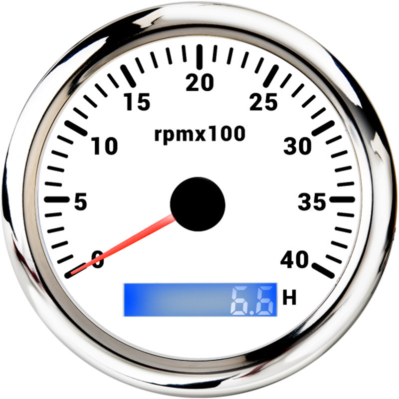 85mm car, ship, tractor engine tachometer, pointer 0-3/4/6/7/8K tachometer