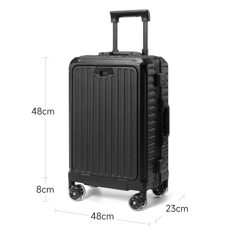 검정색과 회색 37L 방수 및 도난 방지 비즈니스 여행용 케이스