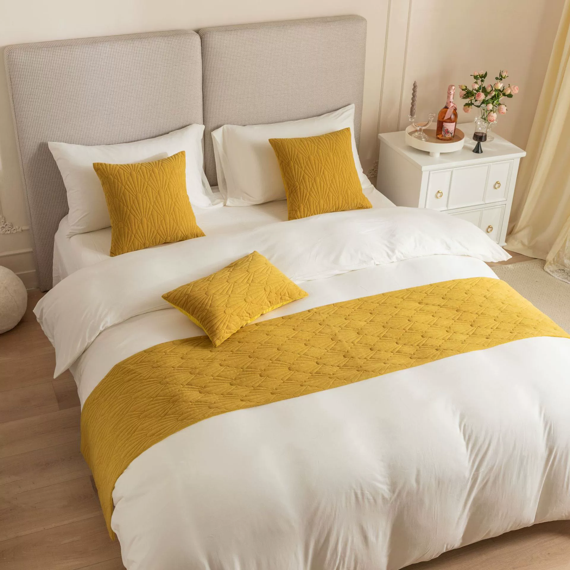 Новый голландский бархат супер мягкая оболочка шаблон отель проживание в семье отель Кровать Конец полотенце кровать флаг