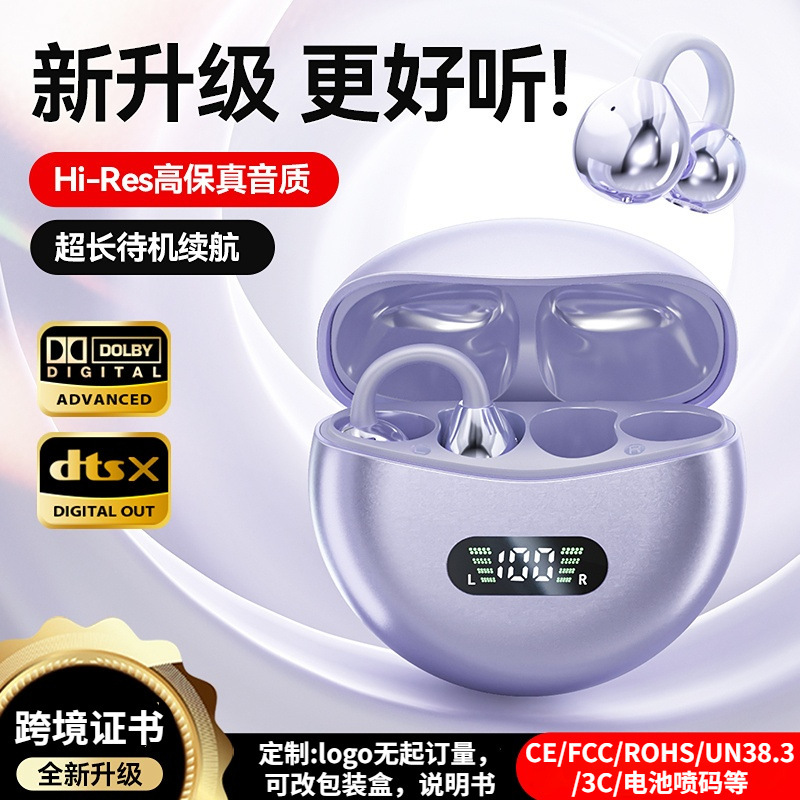 Smart Translation Ear Clip-On Non-In-Ear M79 True Wireless Bluetooth Earphones with Screen and Long Battery Life, Cross-Border Wholesale Smart Translation Ear Clip-On Non-In-Ear M79 True Wireless Bluetooth Earphones with Screen and Long Battery Life, Cross-Border Wholesale