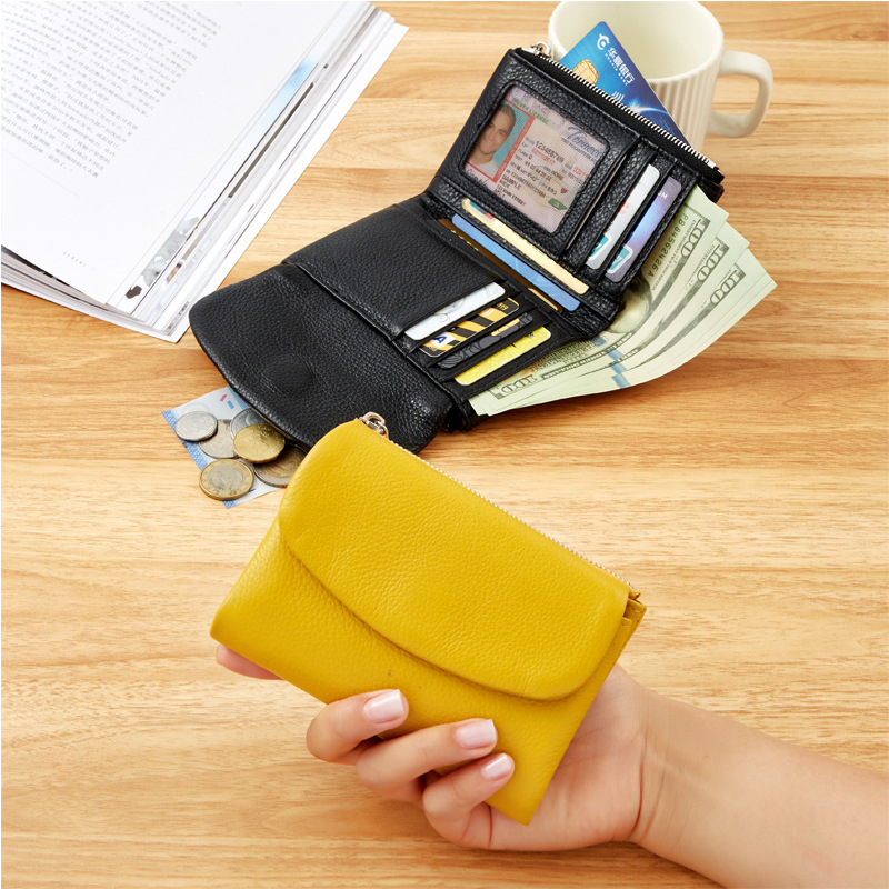 Cross-border Wallet Head Layer Cowhide RFID2025 Year New Style Wallet Fashion Women's Natural Drop Convenient Large Capacity Cross-border Wallet Head Layer Cowhide RFID2025 Year New Style Wallet Fashion Women's Natural Drop Convenient Large Capacity