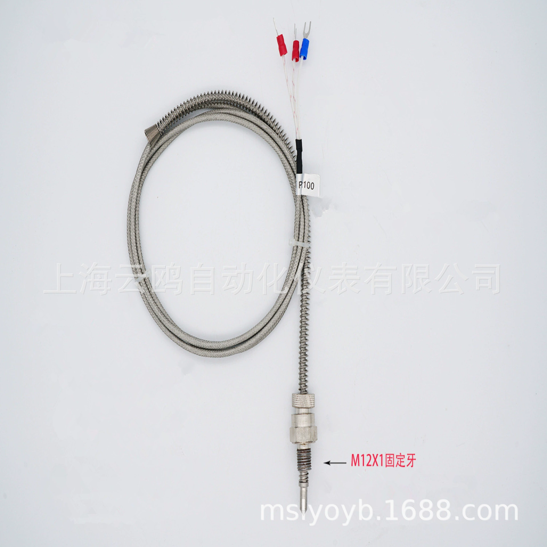 K-тип датчик температуры термального сопротивления защищенного провода металла весны давления M12 термопары
