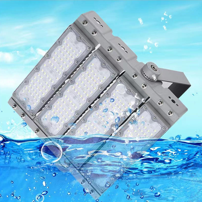 Lámpara de proyección LED 200W lámpara de túnel lámpara de campo de campo de iluminación de alto palo impermeable lámpara de proyección lámpara de proyección