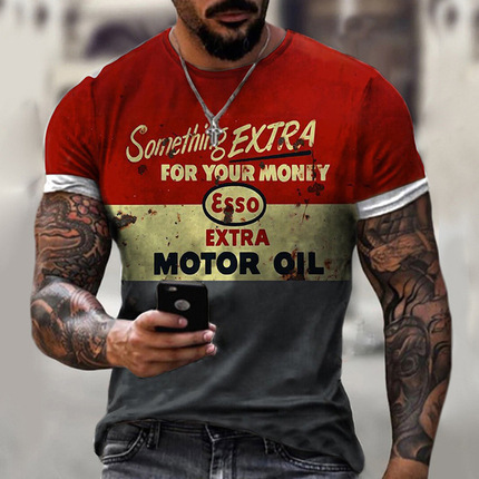 クロスボーダー迷彩スポーツ半袖Ape International共同ブランドファッションラウンドネック通気性3DプリントTシャツ卸売|undefined