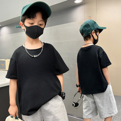 Men's Cotton Short Sleeve Summer New Stylish Children's T-Shirt Boy Fashion Casual Loose Half Sleeve T-Shirt Top