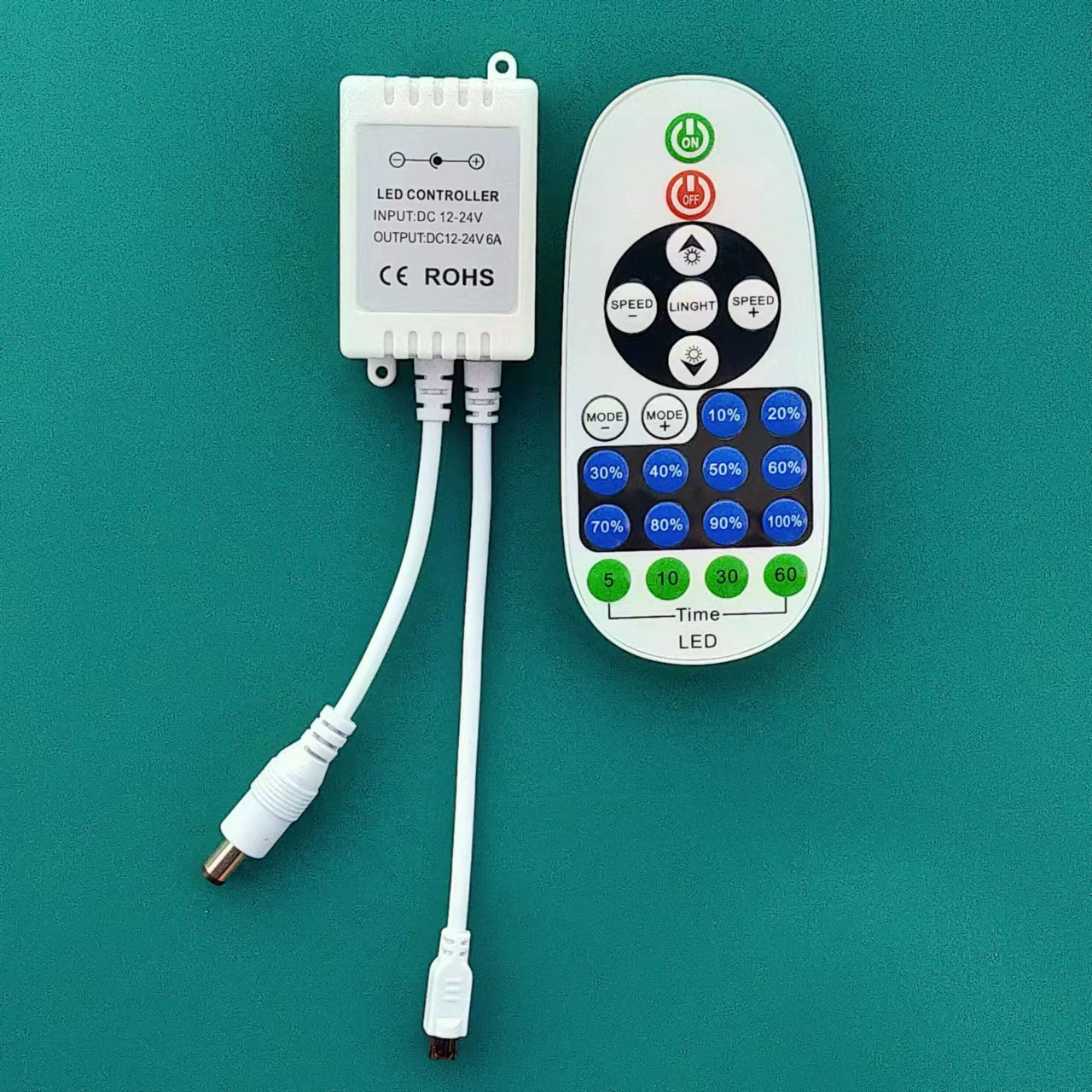 Wireless LED light strip, controller, 23 keys, remote control