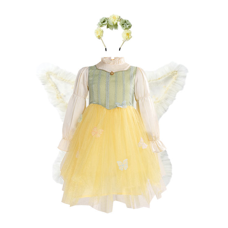 Chunhihua Fairy Princess dress Performance Clothes Little Fairy Children 's Dream Dream set netscreen Dream Dream Dream Elf Dream