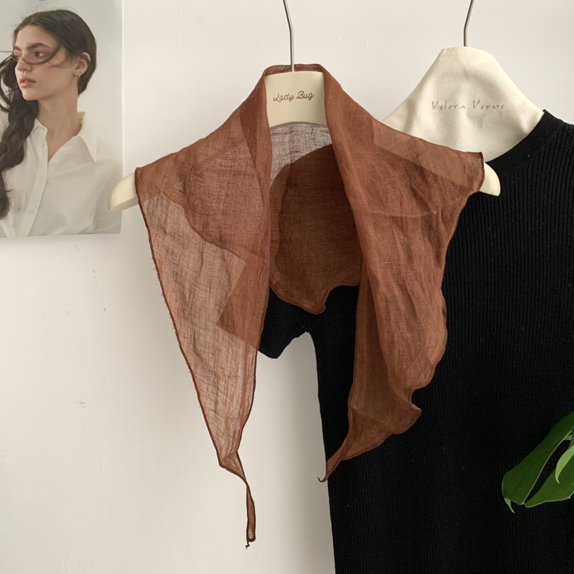 SKU-33 솔리드 컬러 카라멜