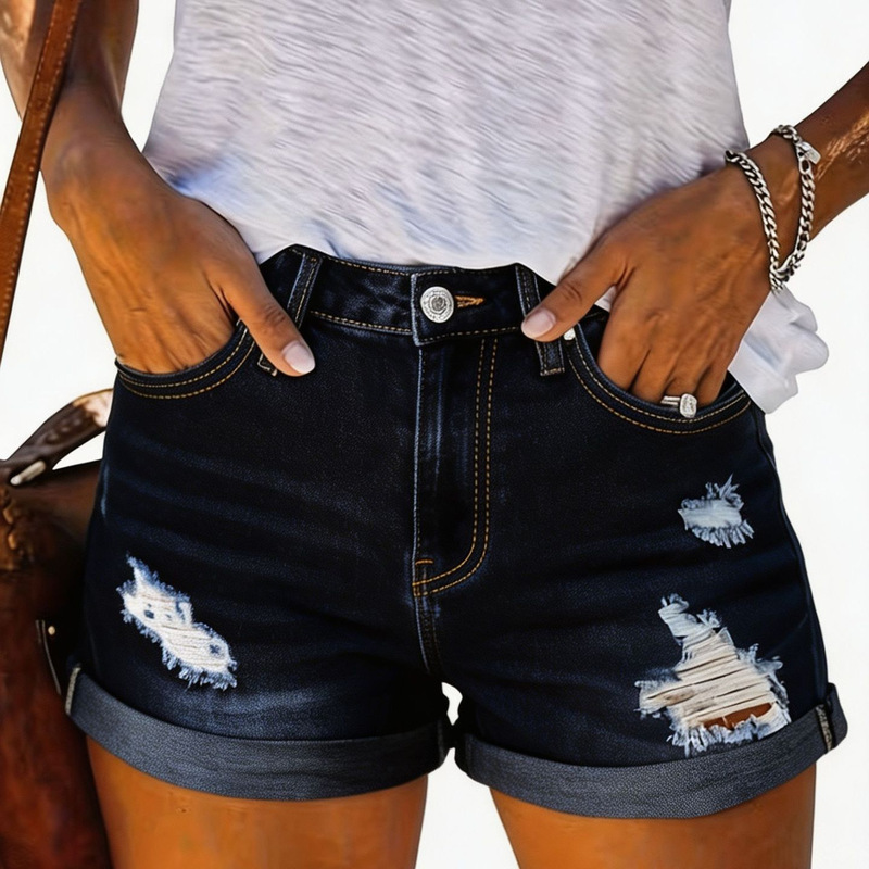 2026 Summer New American-Style High-Waisted Bbl Butt-Lifting Denim Shorts, European and American Hot Girl Style Hip-Hugging Ultra-Short Hot Pants 2026 Summer New American-Style High-Waisted Bbl Butt-Lifting Denim Shorts, European and American Hot Girl Style Hip-Hugging Ultra-Short Hot Pants