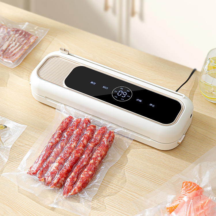 国境を越えたスマートタッチスクリーン真空シール機家庭用小型プラスチックシール機食品携帯シール保存袋包装機|undefined
