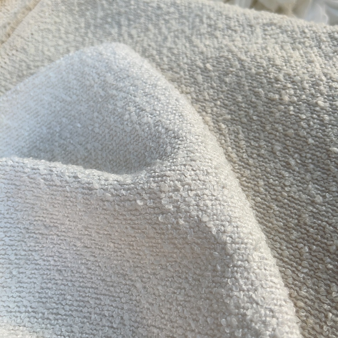 F300 New Product Round Gauze Sofa Fabric Lazy Sofa Low stool Fabric